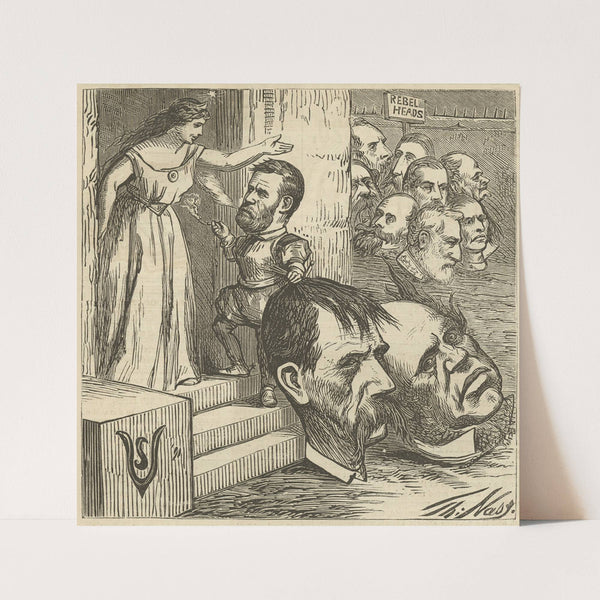 Ulysses the giant-killer (1868) by Thomas Nast