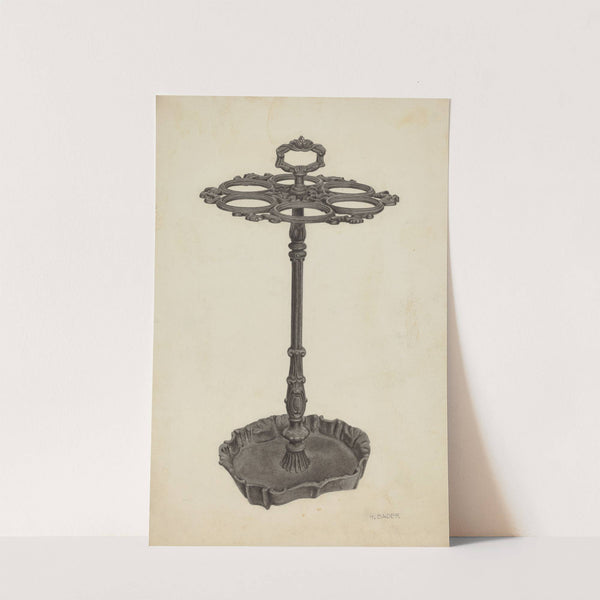 Umbrella Stand by Herman Bader