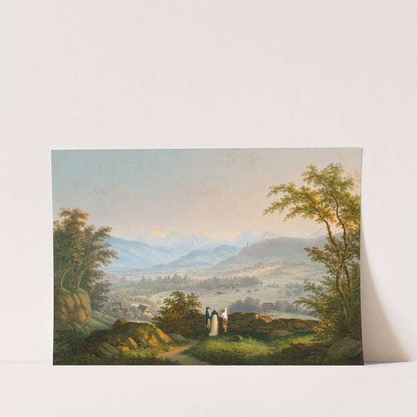 Umgebung der Ruine Habsburg by Johann Caspar Rahn