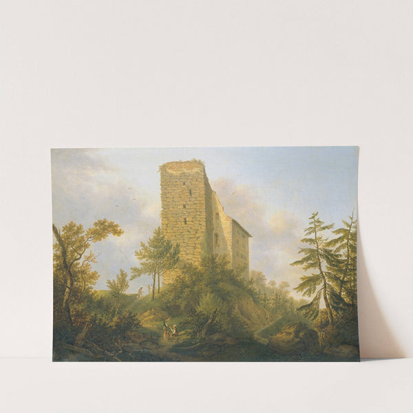 Umgebung der Ruine Habsburg by Johann Caspar Rahn