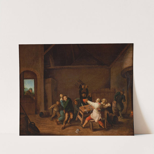 Umkreis Raufhandel in einer Schenke by Hendrik Martensz. Sorgh