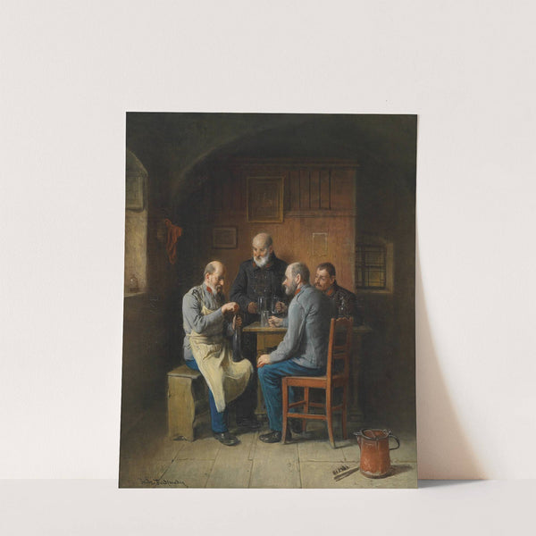 Umtrunk der Veteranen by Friedrich Friedländer