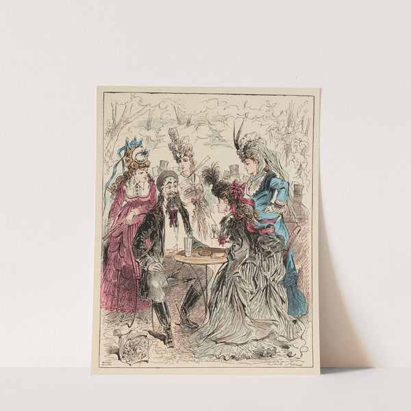 Un allemand à Mabille by Charles Tronsens (Carlo Gripp)