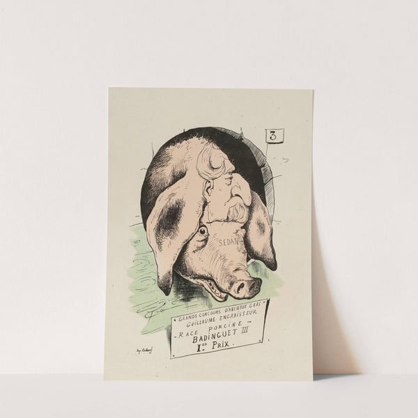 Un animal à l’engrais.. (1870) by Faustin Betbeder