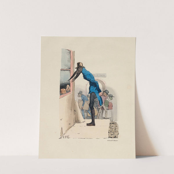 Un artiste doit se nourrir d’observations by Charles-Joseph Traviès de Villers