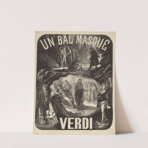 Un Bal masqué. Opéra en 5 actes (de N. Somma), imité de Scribe par Ed. Duprez. Musique de Verdi (1869) by Emile Dameron