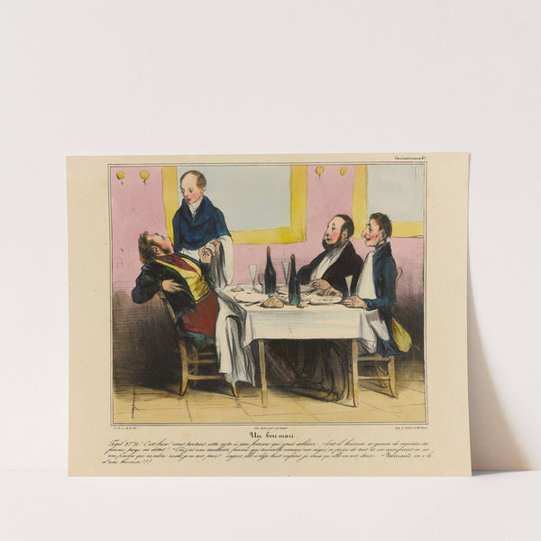 Un bon mari (1836-1838) by Honoré Daumier