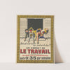 Un carnet de Le Travail (1914) by Imp. Chaix