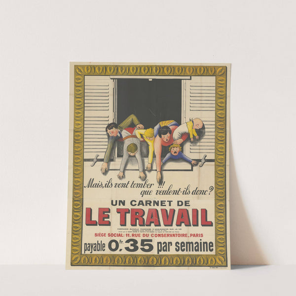 Un carnet de Le Travail (1914) by Imp. Chaix