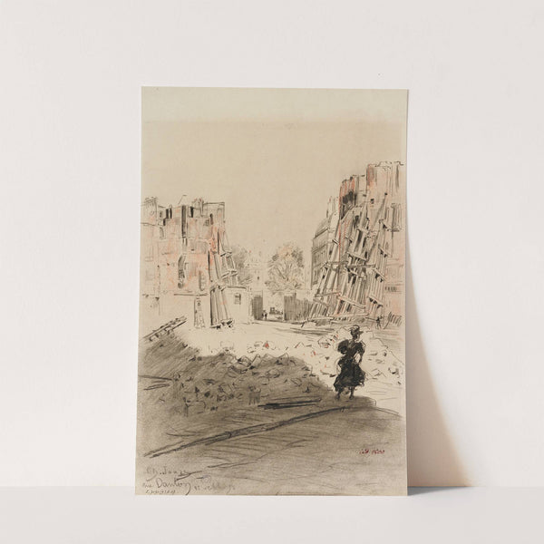 Un chantier, rue Danton (1898) by Charles Jouas