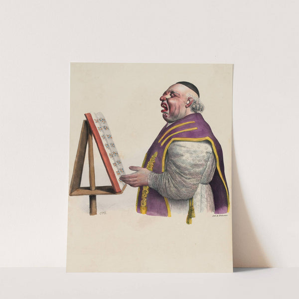 Un Chantre de Paroisse by Charles-Joseph Traviès de Villers