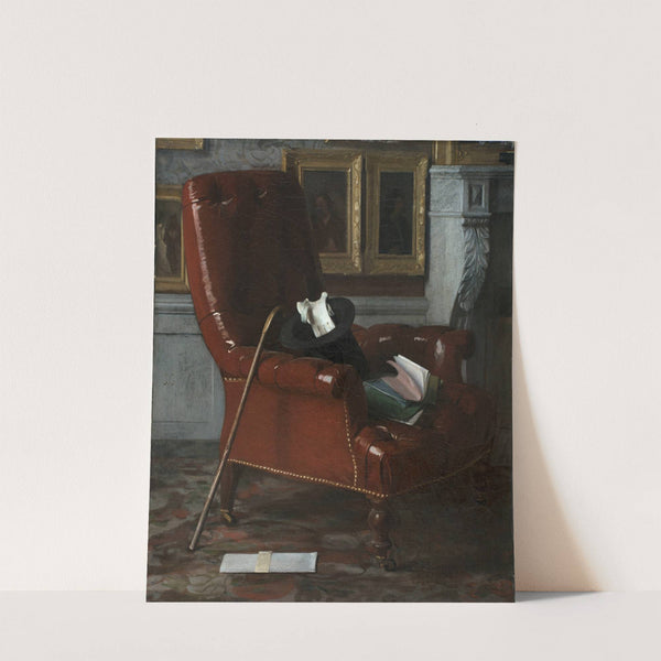 Un coin de salon chez le peintre by Jean Francois Gigoux