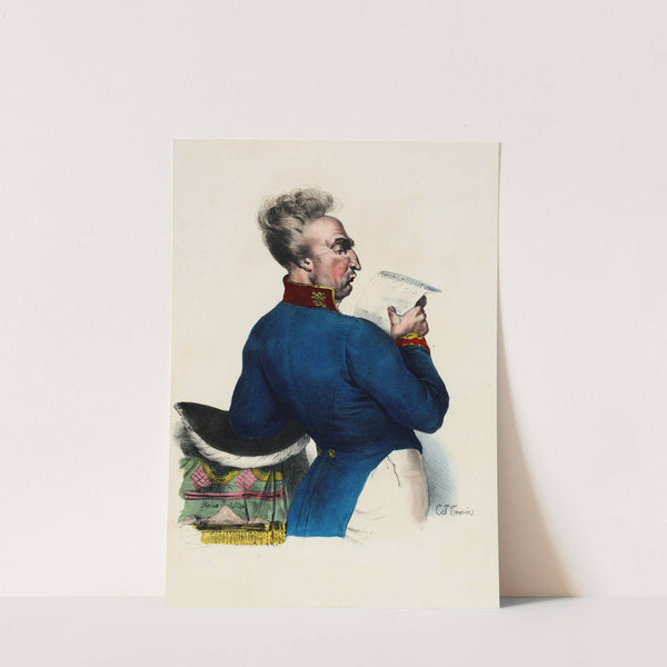 Un diplomate mécontent by Charles-Joseph Traviès de Villers