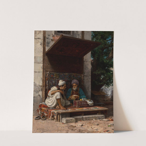 Un écrivain public á Constantinople by Stanisław von Chlebowski