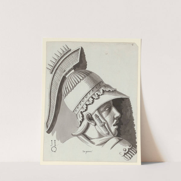 Un guerrier (1777-1825) by Jean Jacques Lequeu