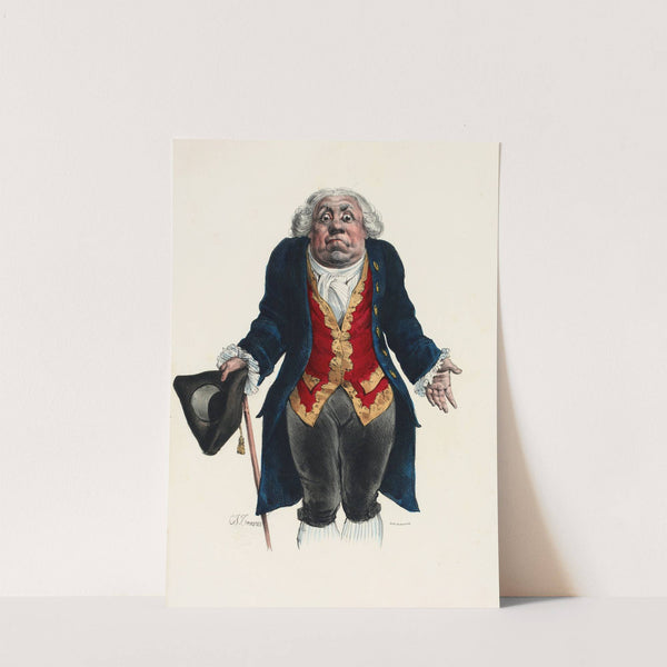 Un homme du vieux temps by Charles-Joseph Traviès de Villers