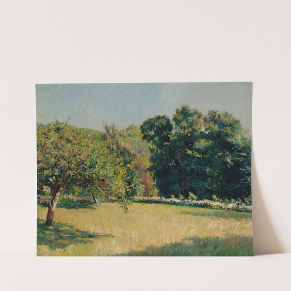 Un Jardin À Trouville by Gustave Caillebotte