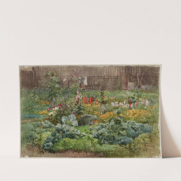 Un jardin fleuri au Grand-Montrouge by Félix Brard