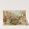 Un Marché Au XVIIIè Siècle by Louis Marie De Schryver