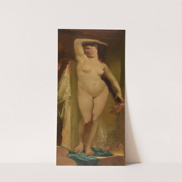 Un marché d’esclaves à Alexandrie; Esclave nue en pied by Henri Regnault