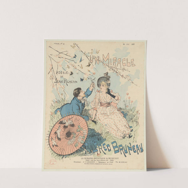 Un miracle, poésie de Jean Richepin (1889) by Théophile Alexandre Steinlen