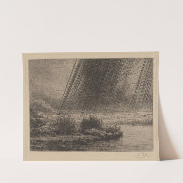 Un Orage by Alphonse Legros