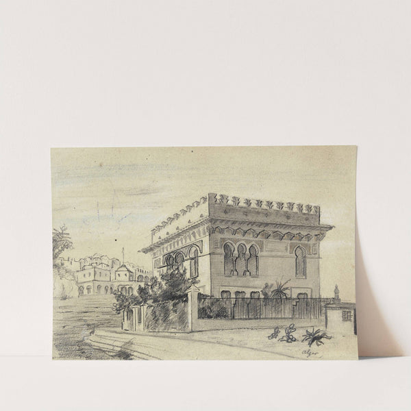 Un palais à Alger (1896) by Arthur-Joseph Gueniot