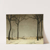 Un paysage neigeux, Tiegem (circa 1910) by Valerius De Saedeleer