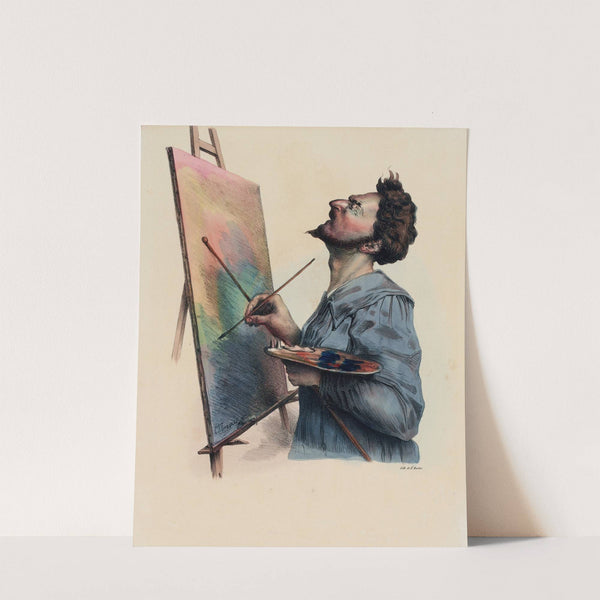 Un Peintrede la nouvelle Ecole by Charles-Joseph Traviès de Villers