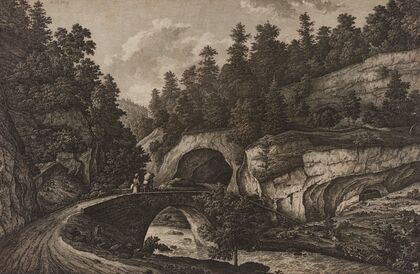 Un pont sur la Birse, sur la route de Delémont contre Bale (1785)