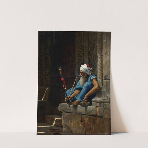 Un portier fumant au Caire (1876) by Jean Lecomte du Nouÿ