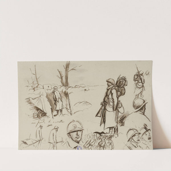 Un poste d’écoute (1915-1916) by Georges Goursat (Sem)