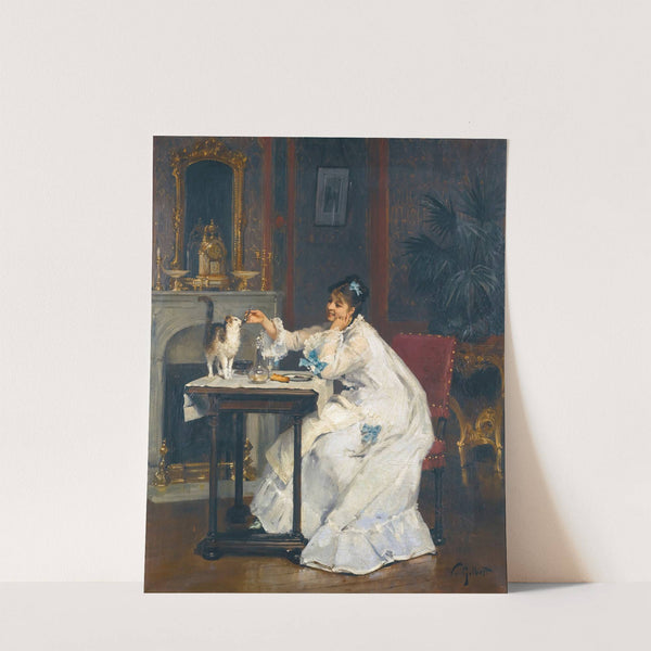 Un repas à deux by Victor Gabriel Gilbert