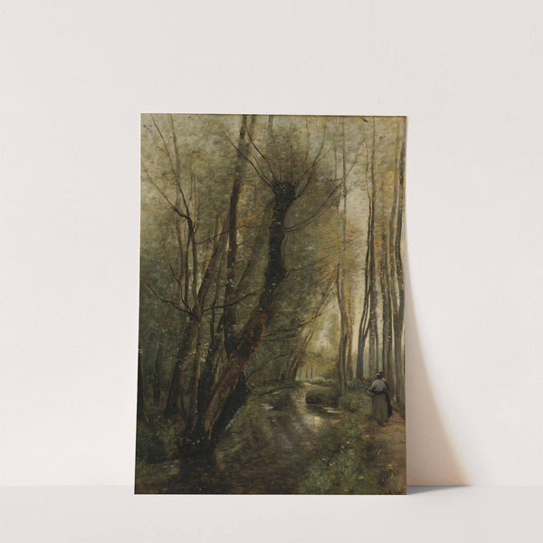 Un ruisseau; environs de Beauvais by Jean-Baptiste-Camille Corot