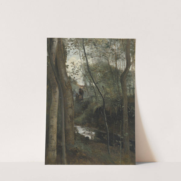 Un ruisseau sous bois by Jean-Baptiste-Camille Corot
