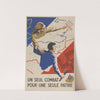Un seul combat pour une seule patrie (A single fight for a single country) by Knopf