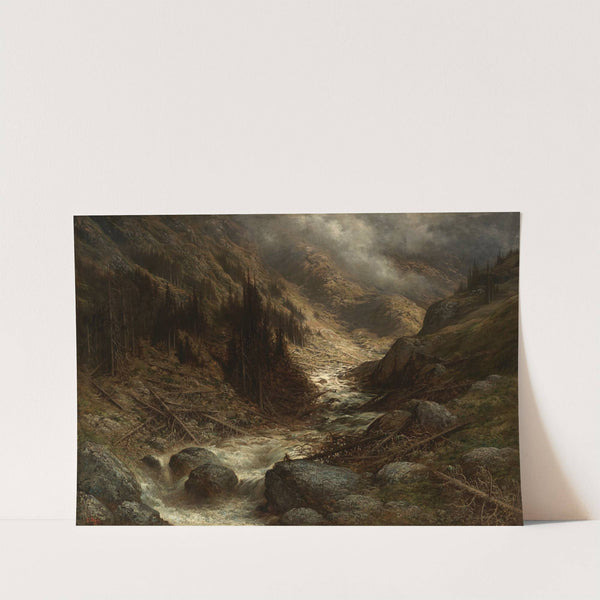 Un torrent dans l’Engadine by Gustave Doré