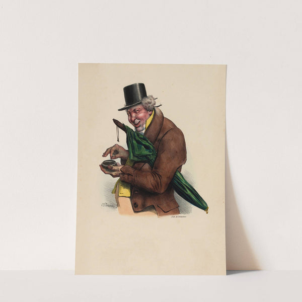 Un vieux Célibataire by Charles-Joseph Traviès de Villers