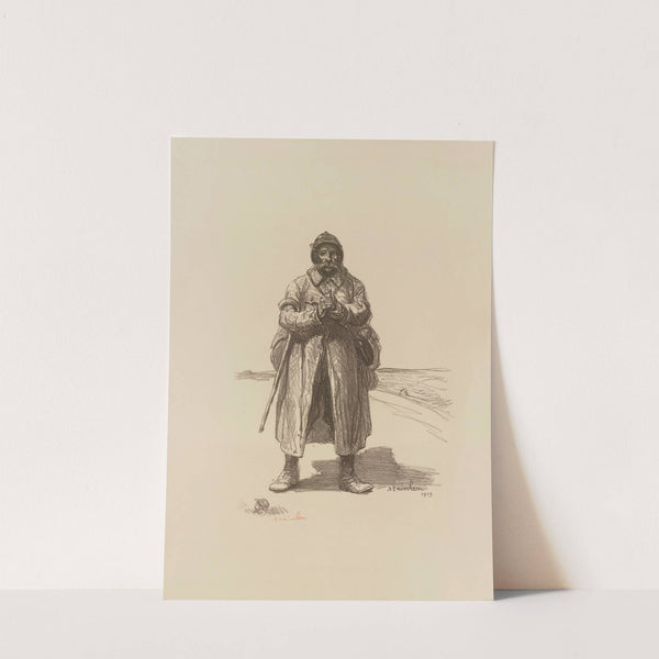 Un vieux de la vieille (1915) by Théophile Alexandre Steinlen