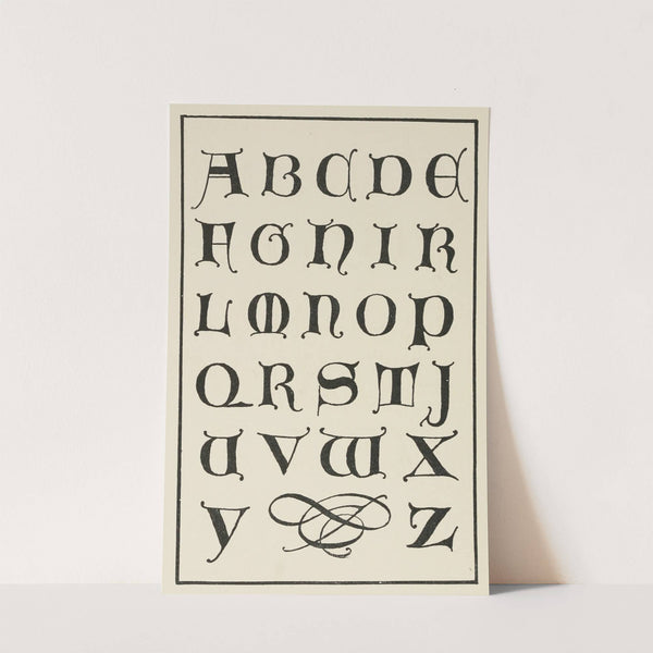 Uncial Gothic initials 3 by Frank Chouteau Brown