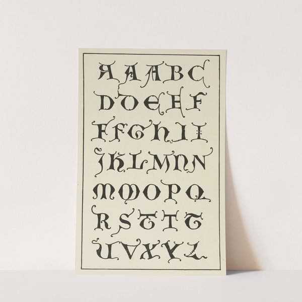 Uncial Gothic Initials by Frank Chouteau Brown
