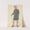 Uncle George in the Dress of a Highland Herdsman by George Walker