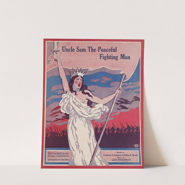 Uncle Sam the peaceful fighting man by Anonymous