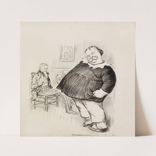 Uncle Sam; What is the difference, William between a jelly fish and a man (1912) by William Henry Walker