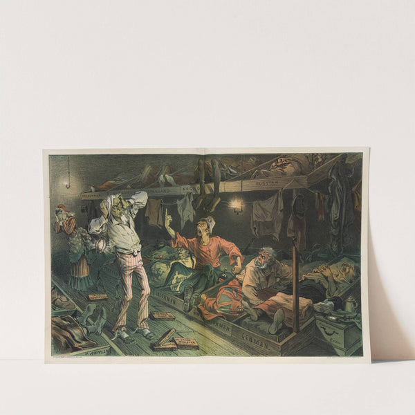 Uncle Sam's lodging-house by Joseph Ferdinand Keppler