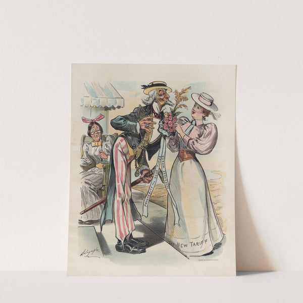 Uncle Sam's summer girl for '95 by Louis Dalrymple
