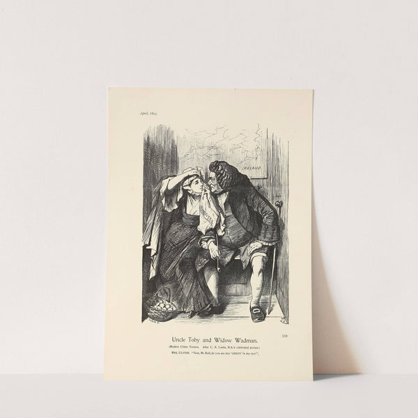 Uncle Toby and Widow Wadman by Sir John Tenniel