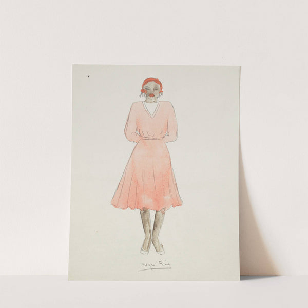 Uncle Tom’s Cabin: Pink dress with white undershirt, red bandana (1934-1943) by Peter Crosby
