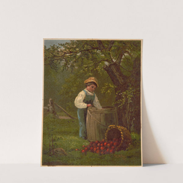 Under the apple tree (1867) by Louis Prang & Co.