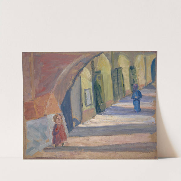 Under the Arcades by Ernst Schiess